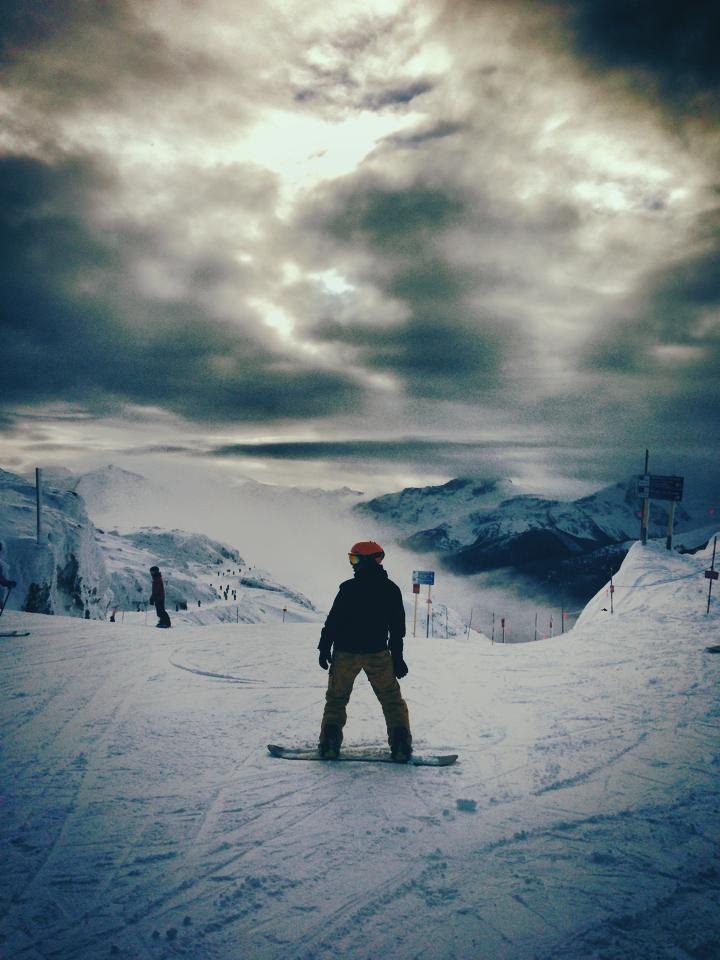 snowboarding